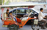 tuk-tuk transportation is easily available at Sisowath Quay, Phonm Penh, design travel pte ltd