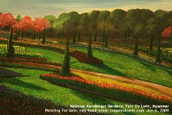 Expressionist paintings - National Kandawgyi Gardens, Pyin Oo Lwin, Myanmar. Toa Payoh Vets