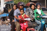 Motor bikes are a most common form of transport, Siem Reap, Cambodia